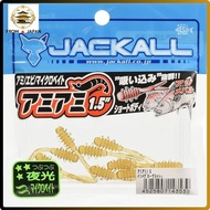 JACKALL Worm Amiami 1.5 inch Isome Glow Crash