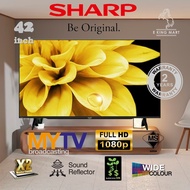 Sharp Full HD Tv 2TC42FD1X / 2TC42BD1X Digital LED TV  42" inch USB Movie Play MYTV
