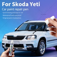 For Skoda Yeti Car Paint Repair Pen Touch Up Scratch Remover DIY Auto Accessories White LY9H Blue Br
