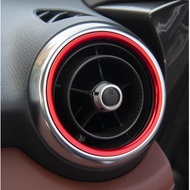 Auto AC Air Vent Outlet Conditioning Cover Ring Trim For Mazda MX5 Mazda 2 CX3 MX-5 RF ND Outer Ring