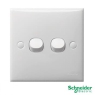 Schneider 2G 1W E32 Classic Series Switch 2 Gang 1 Way Double Switch