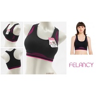 Felancy Women's Wire-Free bra Size M (bra 32A to 34B) Thin Foam Wireless Wirefree Sport Model Underw