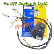 LC135 Handle Switch (R/H) On/Off Engine Enjin & Light & Starter (100% Original Espada) Suis LC 135