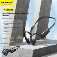 Awei A896BL Air-conduction Sports Neckband Headset support TF card Wireless Bluetooth Earphone In-Ear Waterproof with Mic Type-C Headphones