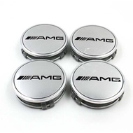 Modify NEW 4PCS 75mm Hub Cap Car Rim Wheel Center AMG Badge Emblem Parts For Mercedes benz