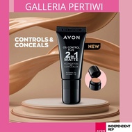 A V O N - 2in1 Ideal Oil Control Foundation & Concealer - Plus 2in1 Matte Foundation & Concealer