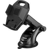 Car Phone Holder, Beikell Adjustable Car Phone Mount Cradle 360° Rotation - Phone Holder for Car with One Button Release