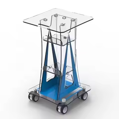 4 Tier Beauty Salon Trolleys Trolley Cart For Beauty Machine 40cm