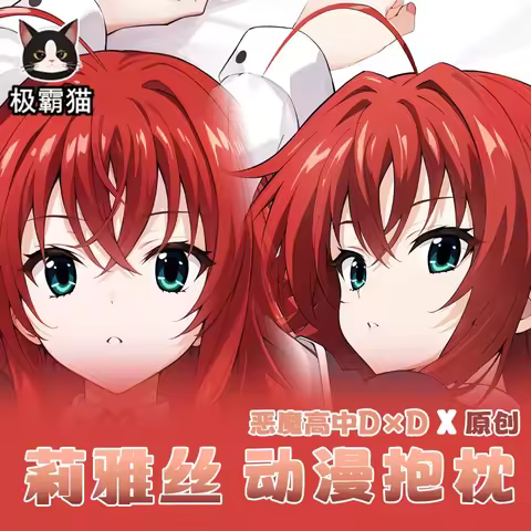 2025 NEW Anime Cosplay Otaku Cushion Cover High School DxD Rias Gremory Dakimakura Hugging Body Pill
