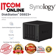 SYNOLOGY 4-BAYS/AMD Ryzen R1600 QC 3.1GHz/4GB DDR4 (DS923+) NAS ENCLOSURE