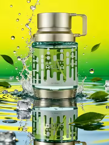 Armaf Odyssey Aqua Edition for Men Eau De Parfum, 3.4 Ounce Crisp Aquatic Luxury Perfume