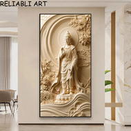2025 3D Hindu Ancient Religious Buddha Portrait Poster and Print Canvas Painting Wall Art Picture fo
