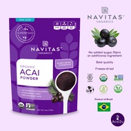 Navitas Organics, Organic Acai Powder 113g, Freeze-dried Organic Acai Berry, No added sugar