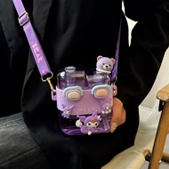 Cute Cartoon Preferred Children's Value Cup High 2024 Straw Female Student Water Cup Cup 6xx School 