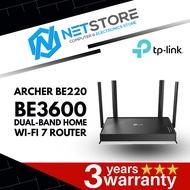 TP-LINK ARCHER BE220 BE3600 DUAL-BAND HOME WI-FI 7 ROUTER