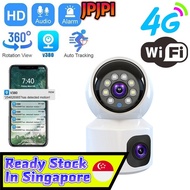 V380 CCTV Camera 4K 4G Sim Card IP Camera Wifi Wireless 8MP Home Auto Tracking Motion Detection IR Night Vision Baby