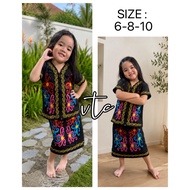 TRADITIONAL ATTIRE COSTUME KIDS BORNEO ETHNIC