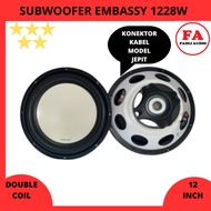 PAKET AUDIO MOBIL POWER 4CHANNEL EMBASSY DAN SUB EMBASSY 1228W + BOX -Xenimo Store