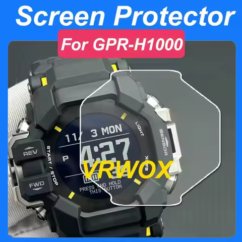 2Pcs GPR-H1000-1 HD Clear TPU Nano Film Watch Screen Protector Waterproof Full Coverage Size 99% Cla
