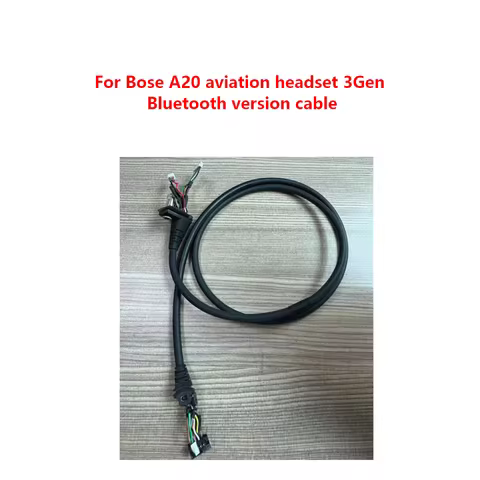 Original replace cable For Bose A20 aviation headset 3Gen Bluetooth version cable Repair Parts