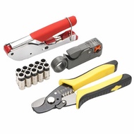 Coaxial Cable Manual Crimping Tool Set Kit Cable Plier Crimper Stripping Crimping Pliers With Compre