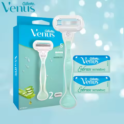 Gillette Venus Shaver Women Manual Razor Professional Hair Removal Shaving Hair With 5 Layers Shavin