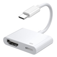 USB C Digital AV Adapter 4K Type C to HD Adapter Sync Screen Connector for Phone to HDTV Projector M