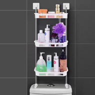 Multilayer Stable Toilet Bathroom Kitchen Storage Shampoo Soap Organizer Rack Rak Tandas Bilik Mandi