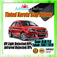 Tinted Saga BLM/FLX Siap Potong 4 pintu Proton Saga BLM/FLX 2007-2015 Tinted UV in