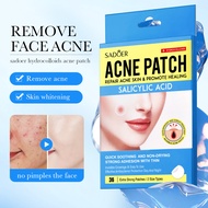 SADOER Salicylic Acid Acne Patch 36PCS Waterproof Pimple Patch Pimples Removal Facial Skin Care GM
