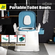 Adult Toilet Bowl Portable Toilet Soft Seat Elderly Pregnant Women Plastics Tandas Duduk Mudah Alih 