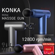 KONKA Mini Massage Gun 6 Massage Head Fascia Gun Large Capacity Battery Deep muscle massage 康佳筋膜枪