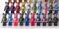 誠徵 收 bearbrick 100% Bearbrick Bape Camo Shark from 400% set 有意帶圖帶價pm