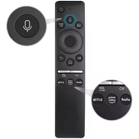 Universal Voice Remote Control Replacement Remote Compatible with Samsung Smart TV LED QLED 4K 8K Cr