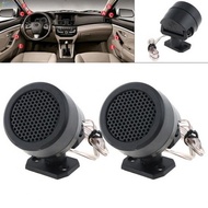 [ANGELA]12V For Car Tweeter Speakers Pair Dome Loudspeakers with Built in Crossover 500W
