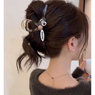 鲨鱼夹简约气质后脑勺磨砂果冻色盘发夹8cm/11cm/12cm/13cm