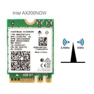 Intel WiFi 6 AX200 Wireless Card Bluetooth 5 AX M.2 NGFF AX200NGW