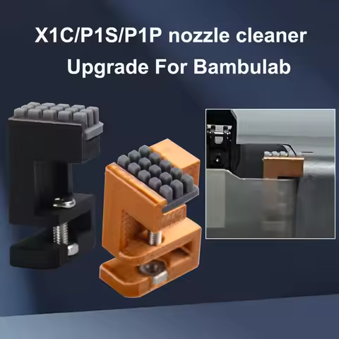 Nozzle Brush for Bambulab P1P P1S X1 X1C Nozzle Wiper Silicone Brush Mounted Scrubbers Print Head Cl