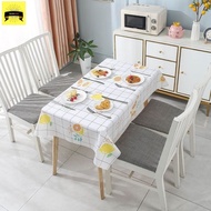 taplak meja makan anti air 4 6 kursi waterproof panjang 137 x 90 cm - summer lemon