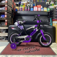 CORESS 12" Children Bike Black Red [CRS-129] Black Purple [READY STOCK]