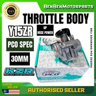 YAMAHA Y15 ZR Y15ZR RACING THROTTLE BODY 30MM FOR PCO SPEC INCREASE UP HORSE POWER 100% ORIGINAL KZR