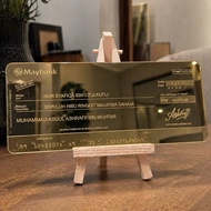Plat Mas Kahwin with Stand / Plat Hantaran Mas Kahwin Ijab Qabul with stand
