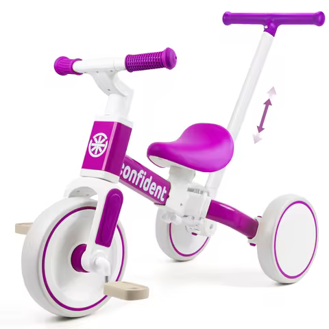Tricycles for 1-3 Year Olds, 5 in 1 Toddler BalanceBike