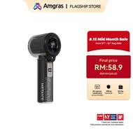 Amgras MetaIce Fan Hyper High-Speed ​​Handheld Spray Fan Mini Ultralight Portable Kipas 6000mAh LED 