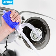 美型 摩托车抽油管油箱抽油器车载道路救援应急抽油泵汽车单向阀临时手动吸油导油管抽水管鱼缸换水器 蓝色