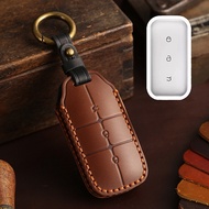 Handmade Leather Key Fob Cover Case For Pronton eMAS 7(2024-Present)Key Fob Cover Car Accessories