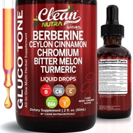CleanNutra CleanNutra and Ceylon Cinnamon Supplement Liquid Drops+Bitter Gourd Extract Glucose Necta