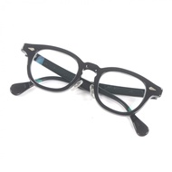 JULIUS TART OPTICAL PL-002A AR 金色版 - 惠靈頓眼鏡，黑色，46x22mm，近視鏡鏡片，附眼鏡盒，日本製造，男士款，成色極佳。原價：51,700日圓