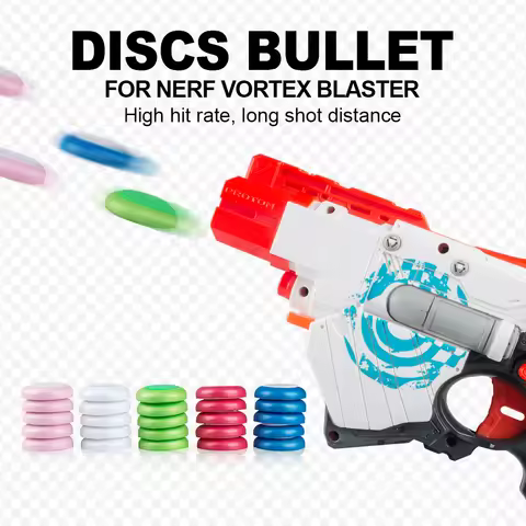 25Pcs Refill Discs Bullet for NERF VORTEX Blaster PRAXIS NITRON VIGILON PROTON for Nerf Series Blast