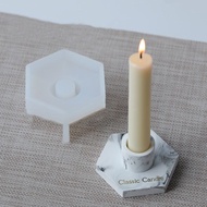 Geometric Silicone Mold, Candle Stick, Candle Holder, Concrete Gypsum Mold, Epoxy Resin Casting Mold